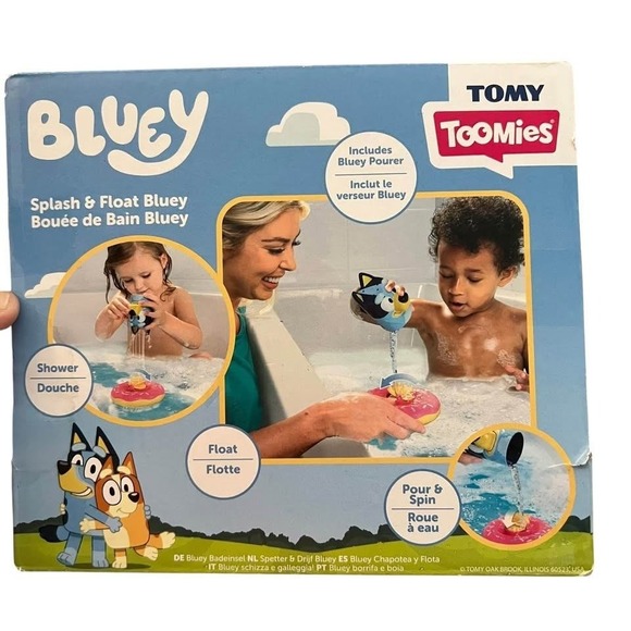 New Bluey Toy Bluey Splash & Float Bluey Bath Toy NEW IN BOX - Picture 5 of 6